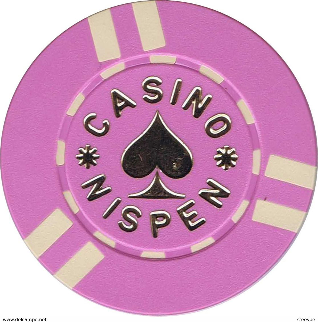 X/ Casino Chip Jetons Set 2 Chips  Casino Nispen Netherlands - Casino