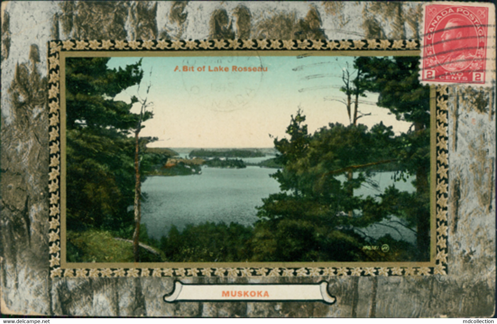 CA MUSKOKA /  A Bit Of Lake Rosseau / CARTE COULEUR FANTAISIE - Muskoka