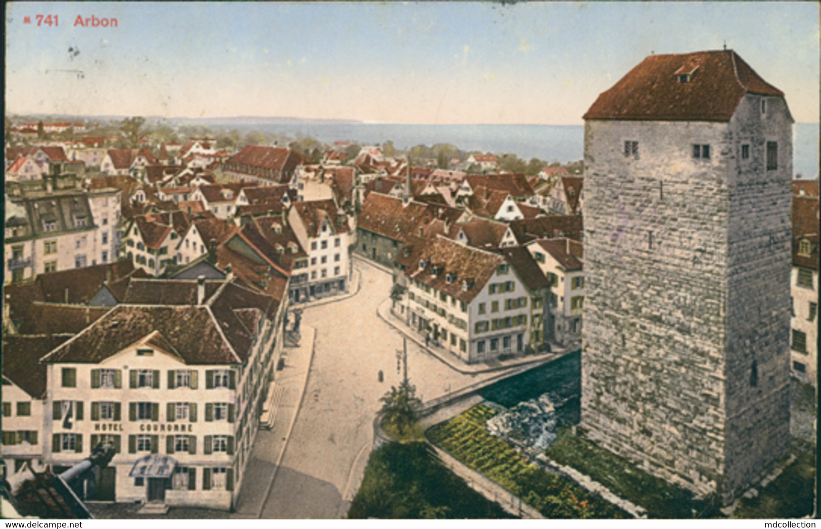 CH ARBON / Vue Générale / CARTE COULEUR - Arbon