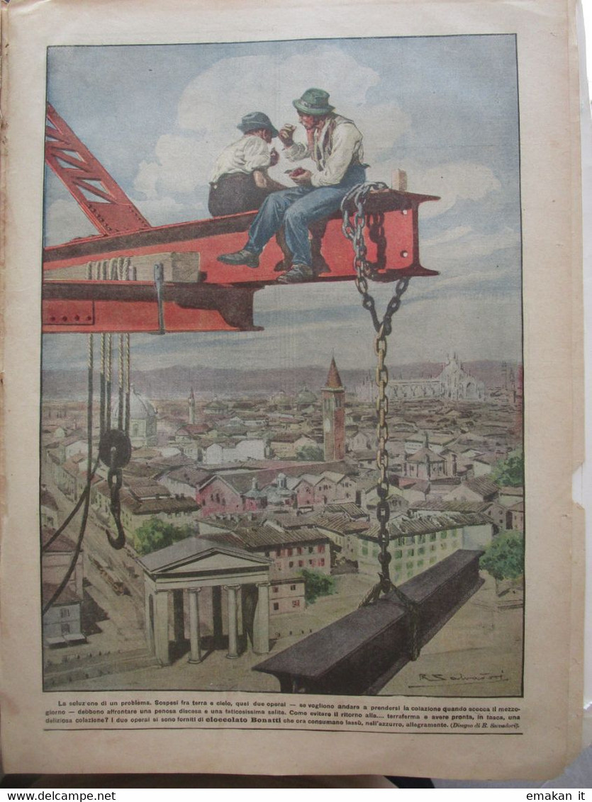 # DOMENICA DEL CORRIERE N 27 / 1919 ITALIANI ALLE OLIMPIADI / SQUADRIGLIA / ALPINI - First Editions