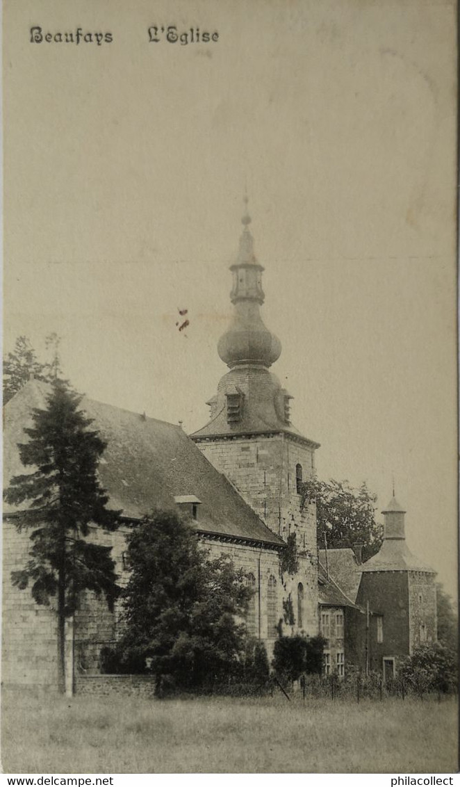 Beaufays (Chaudfontaine) L'Eglise (dif. Vue) 1921 - Chaudfontaine