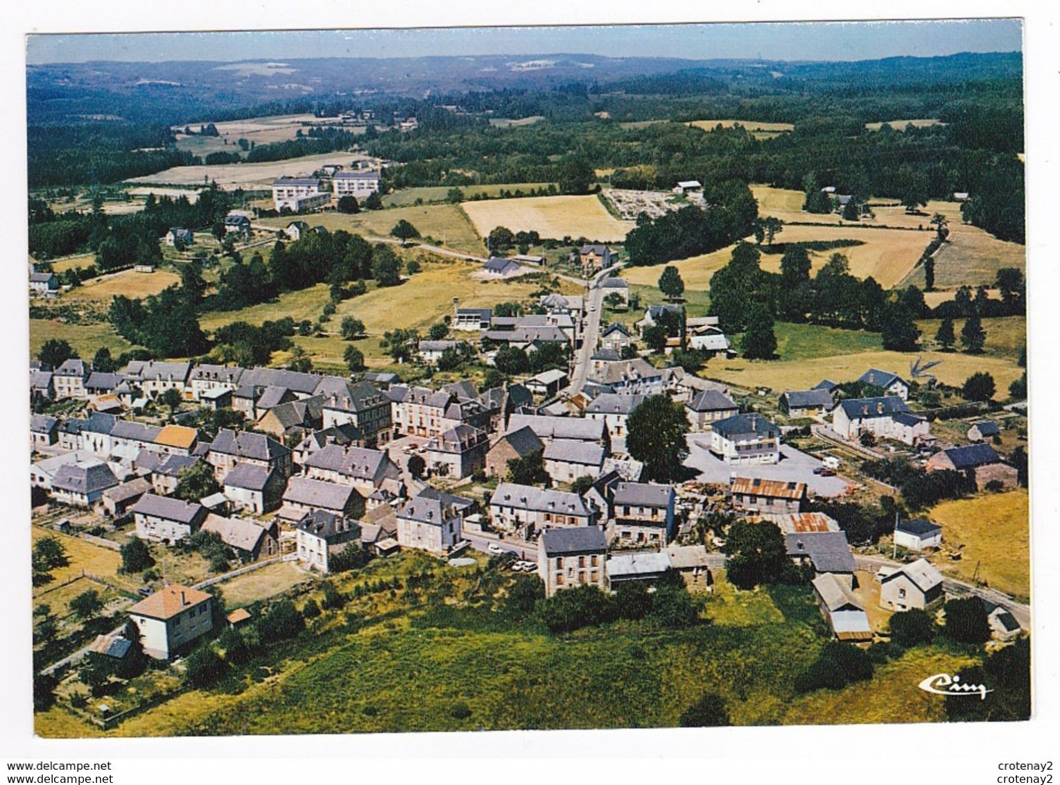 19 SORNAC Vers Ussel Vue Générale Aérienne VOIR écrit Au DOS - Ussel