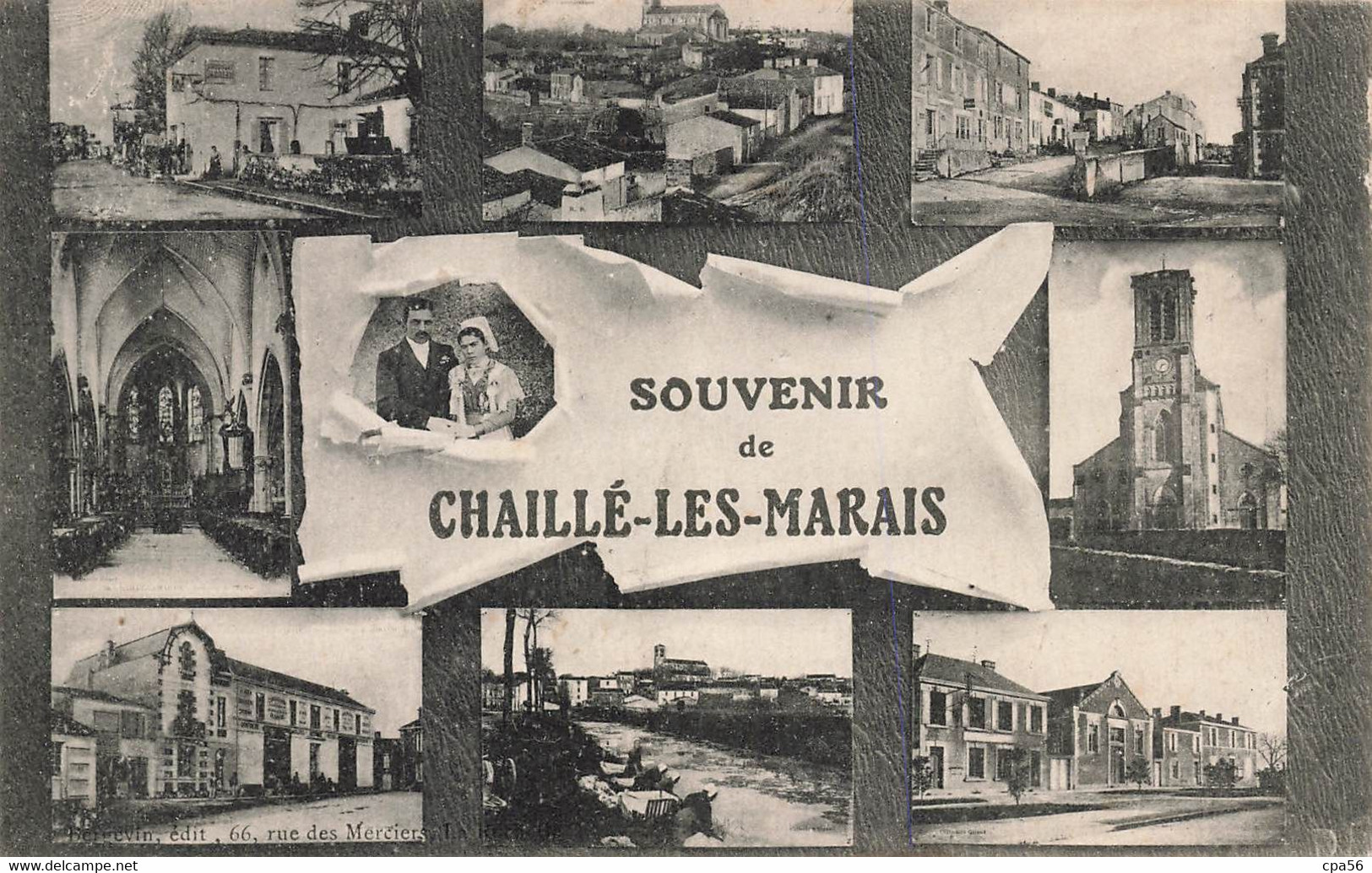 Chaillé Les Marais - Souvenir > Carte Ancienne Multivues - Chaille Les Marais