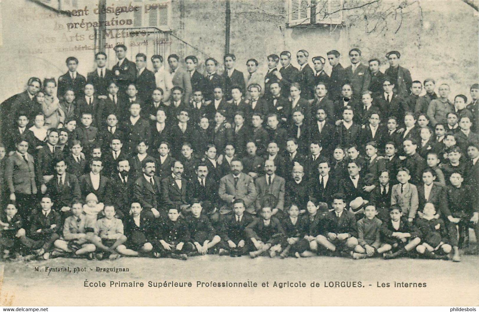 VAR  LORGUES  école Primaire Superieure Professionnelle Et Agricole  Les Internes - Lorgues