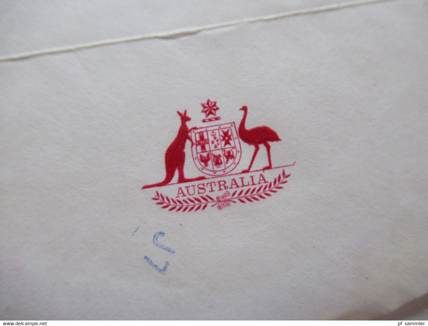 Australien 1980 Air Mail Umschlag Australian Senate Stempel Postage Paid Parliament House ACT 2600 Mit Inhalt - Brieven En Documenten