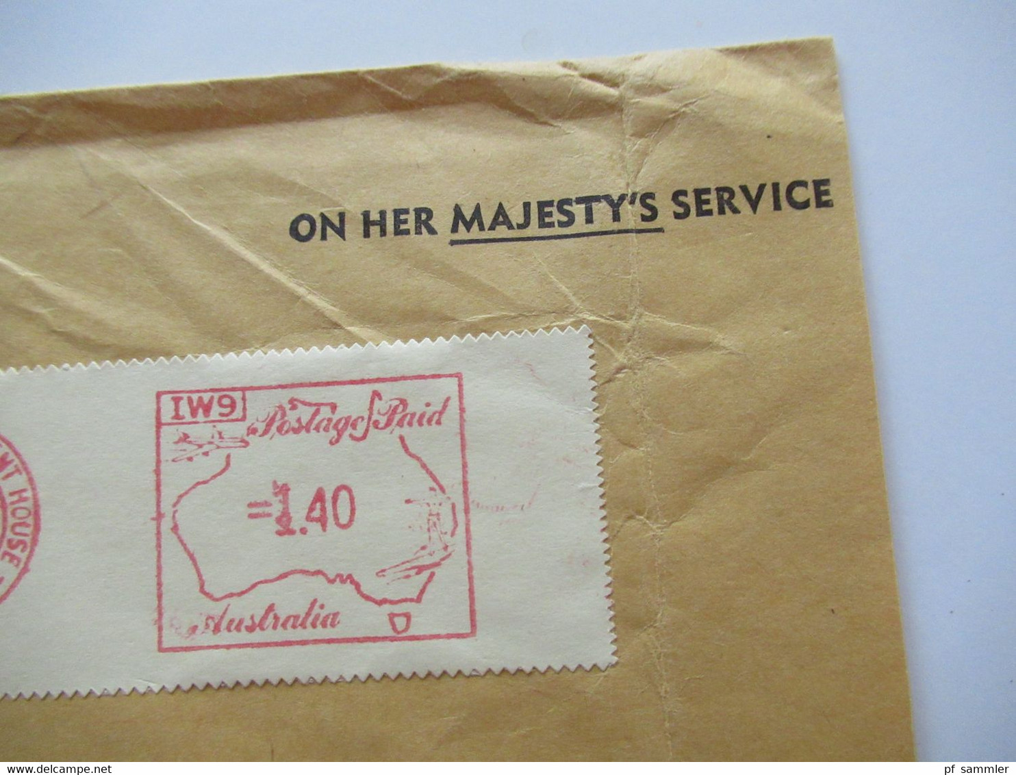 1976 Air Mail Nach Israel OHMS Freistempel Aufkleber Canberra Parliament House Umschlag The Parliament Library - Lettres & Documents