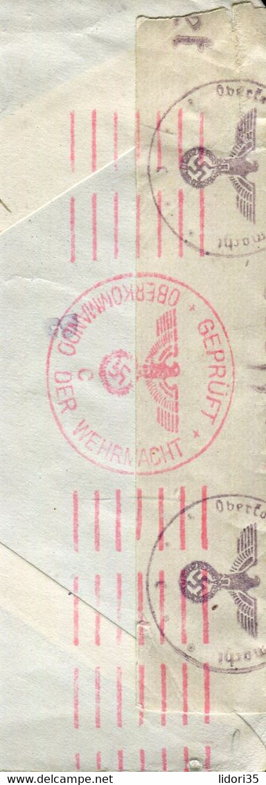 Deutsches Reich / 1941 / Zensierter Brief Ex Bonn Nach Belgien / € 2.00 (NG17) - Cartas & Documentos