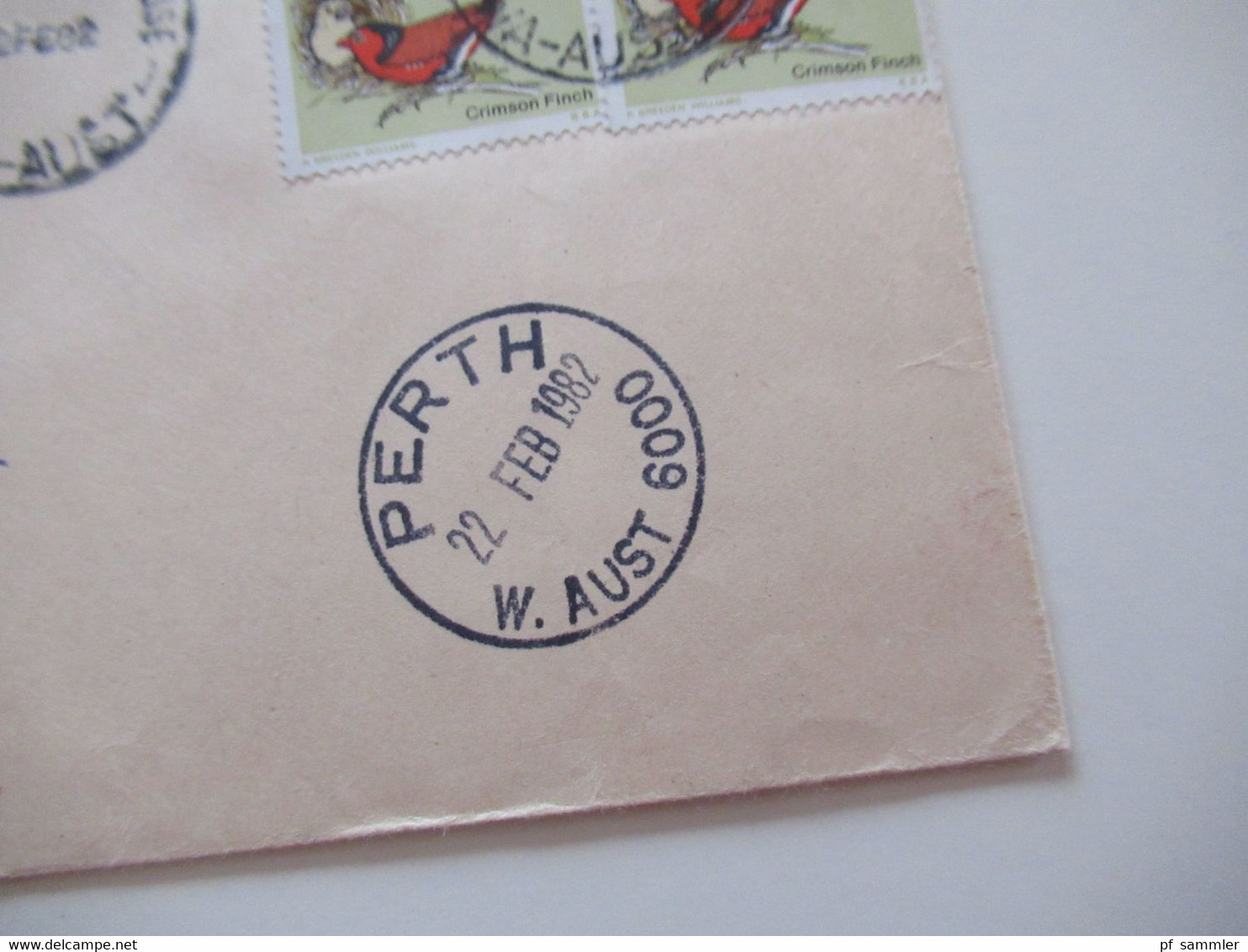 1982 Air Mail Nach Israel Umschlag OHMS Und Stempel Legislative Council Parliament House Perth W.A. - Briefe U. Dokumente