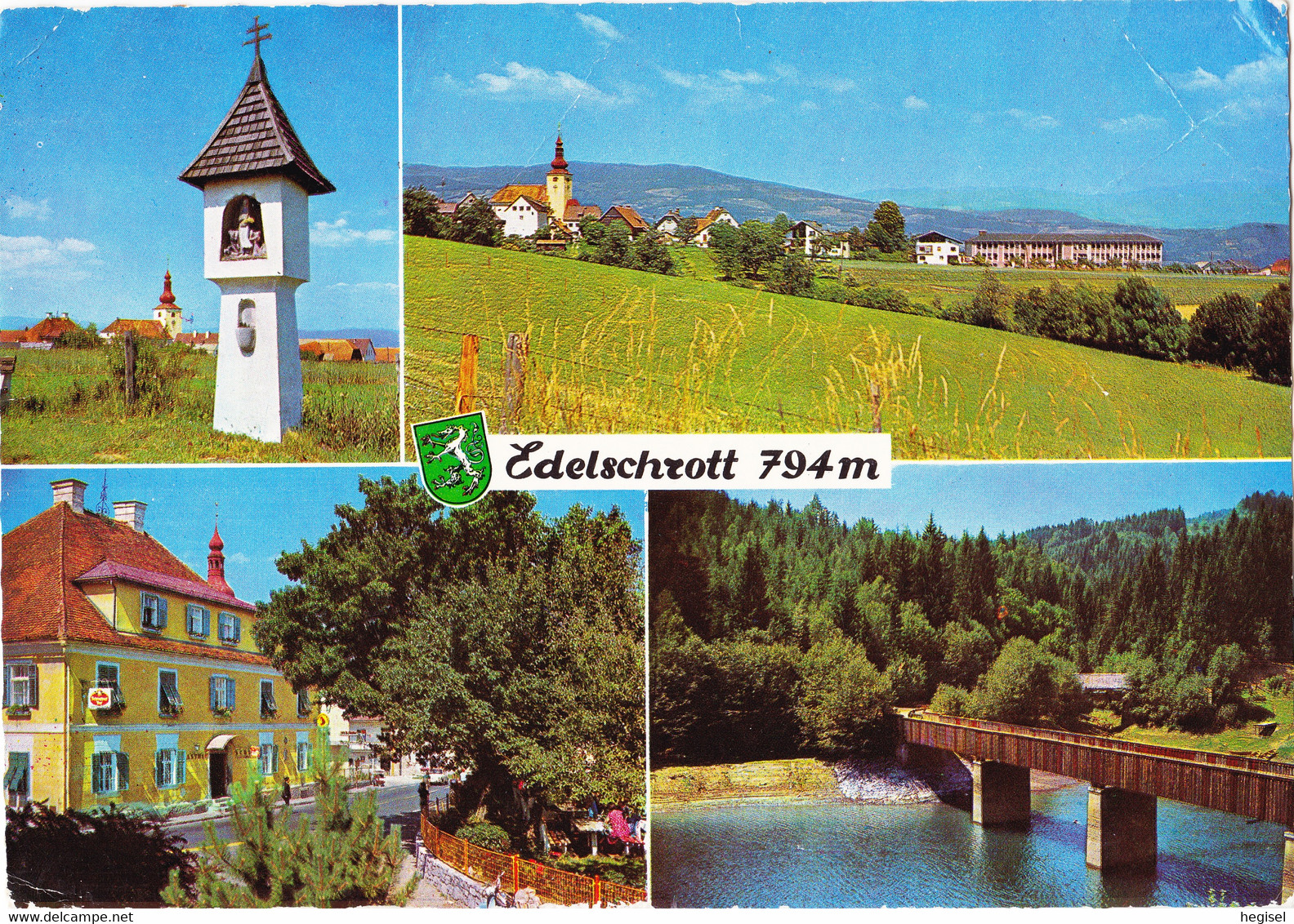 1976, Österreich, Edelschrott, Ortsansicht, Stausee, Hierzmannsperre, Weststeiermark - Edelschrott