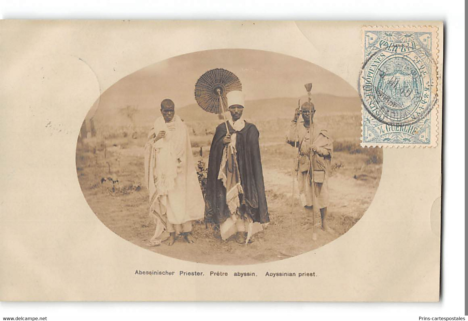 CPA 61 Abyssinie Carte Photo Pretre Abyssin - Äthiopien