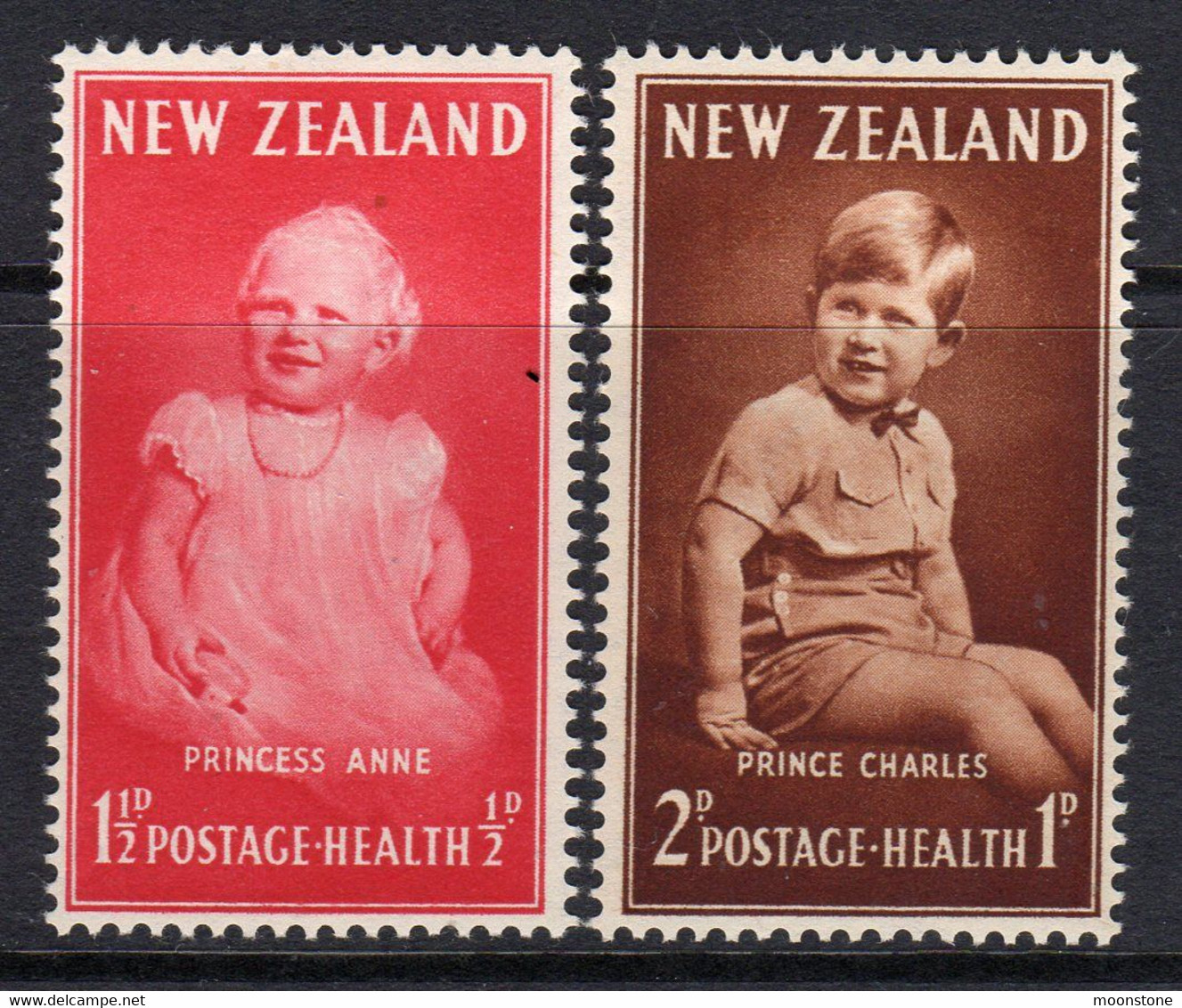 New Zealand GVI 1952 Health Stamps Set Of 2, Lightly Hinged Mint, SG 710/1 (A) - Ungebraucht