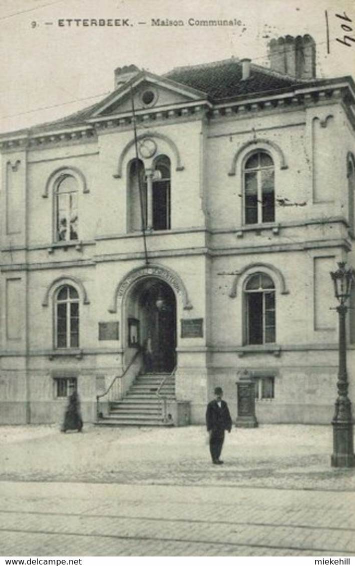 ETTERBEEK-MAISON COMMUNALE-AU VERSO PUBLICITE RESTAURANT AU PHARE - Etterbeek