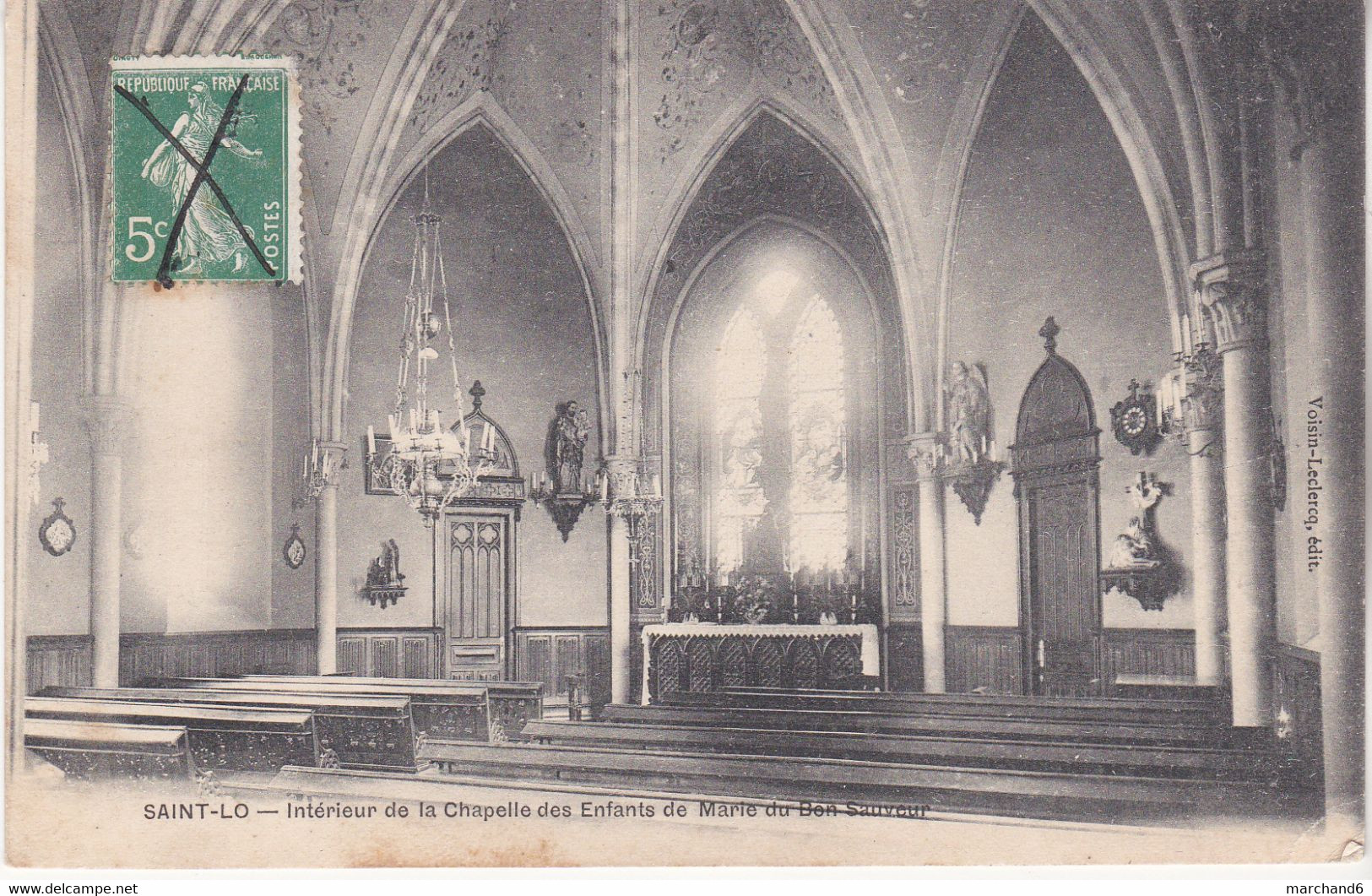 Saint Lo Intérieur De La Chapelle Des Enfants De Marie Du Bon Sauveur édition - Saint Lo