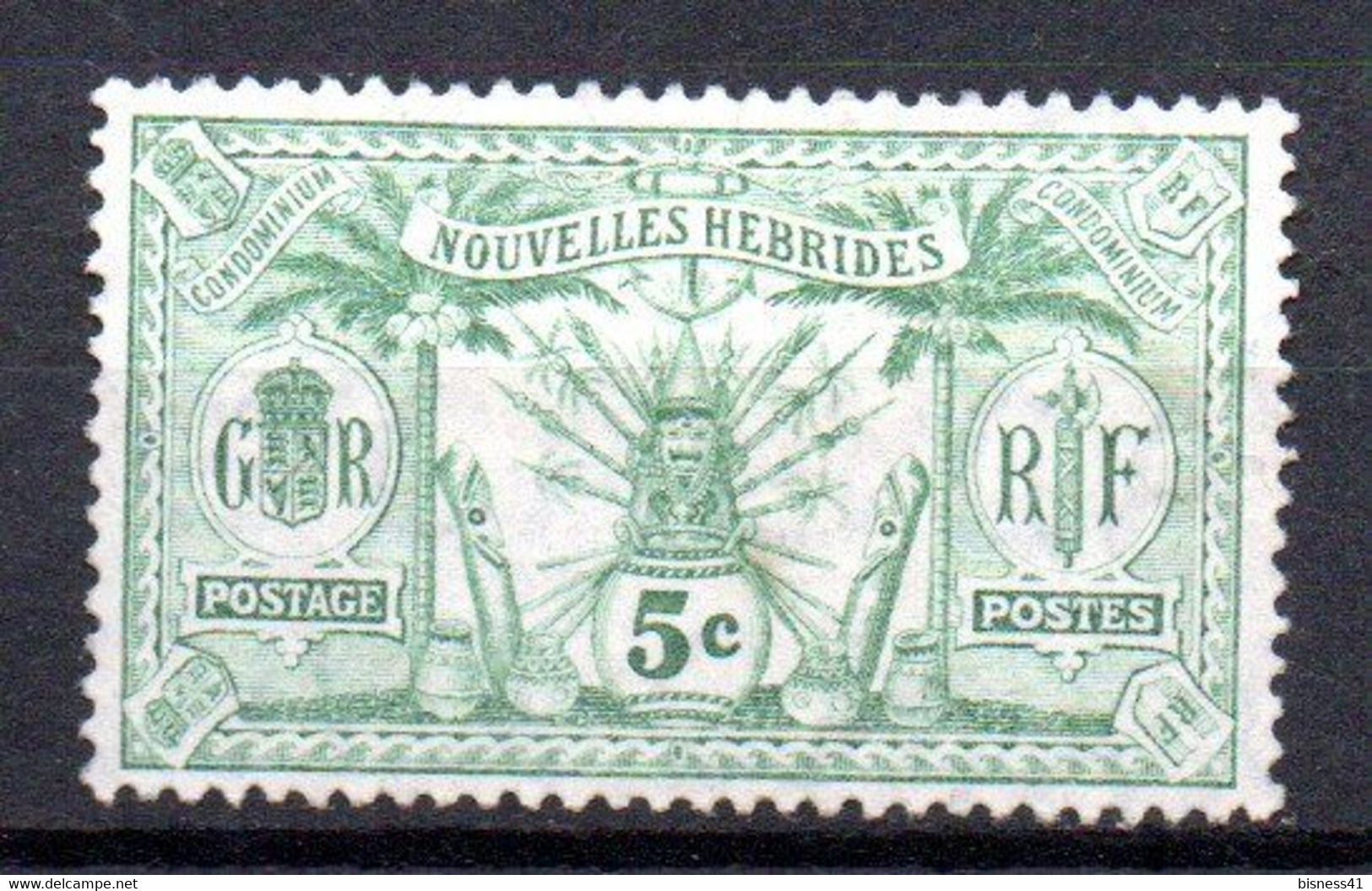 Col24 Colonies Nouvelles Hebrides N° 27 Neuf Sans Gomme Cote 1,25 € - Unused Stamps