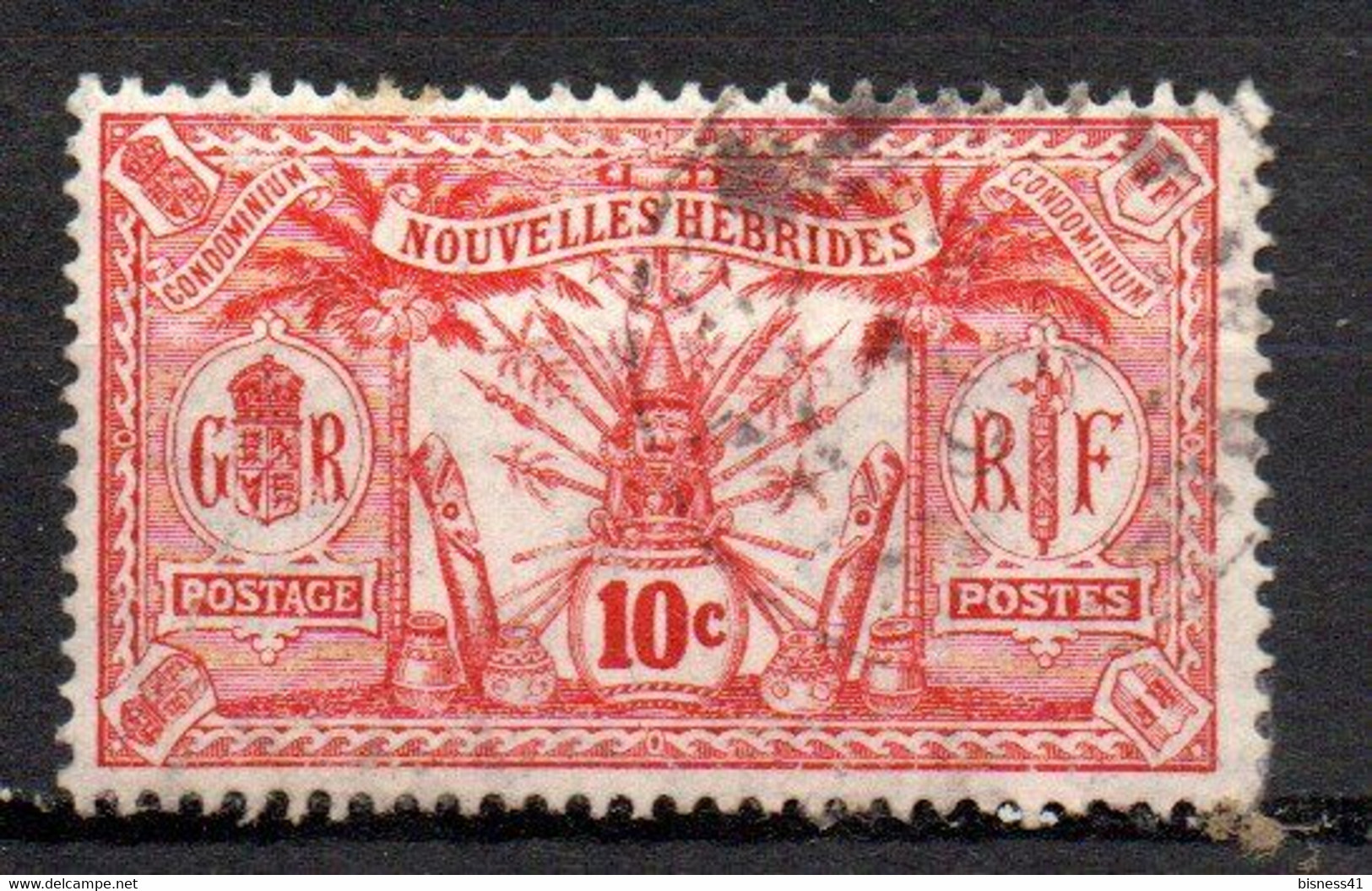 Col24 Colonies Nouvelles Hebrides N° 28 Oblitéré Cote 1,50 € - Used Stamps