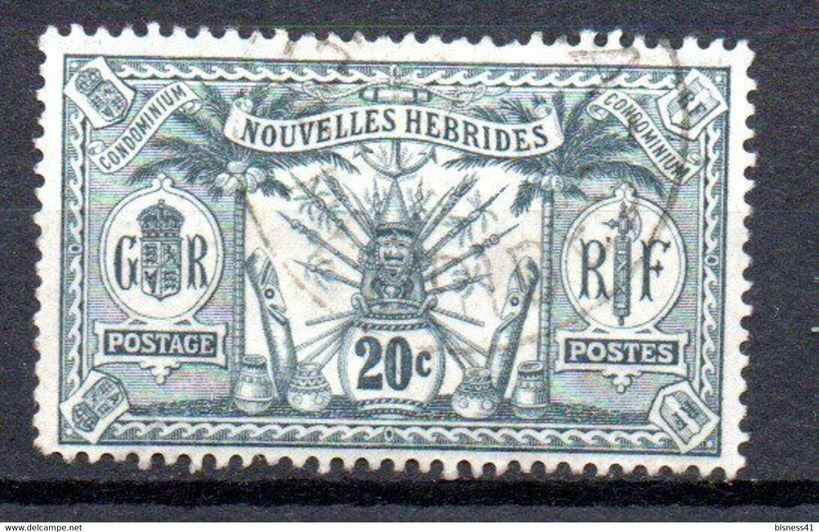 Col24 Colonies Nouvelles Hebrides N° 29 Oblitéré Cote 3,50 € - Used Stamps