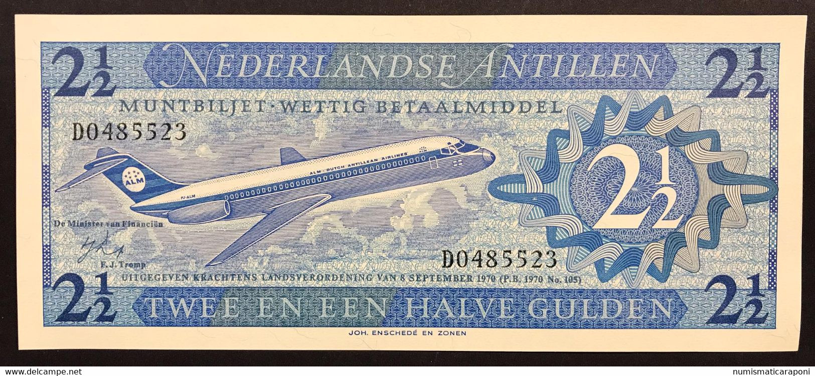 Nederlandse Antillen 2,5 Gulden Lotto 1455 - Niederländische Antillen (...-1986)