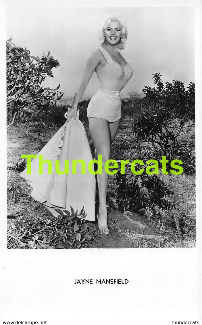 CPSM PHOTO CINEMA ACTRICE RPPC REAL PHOTO POSTCARD MOVIE STAR ACTRESS JAYNE MANSFIELD - Actores