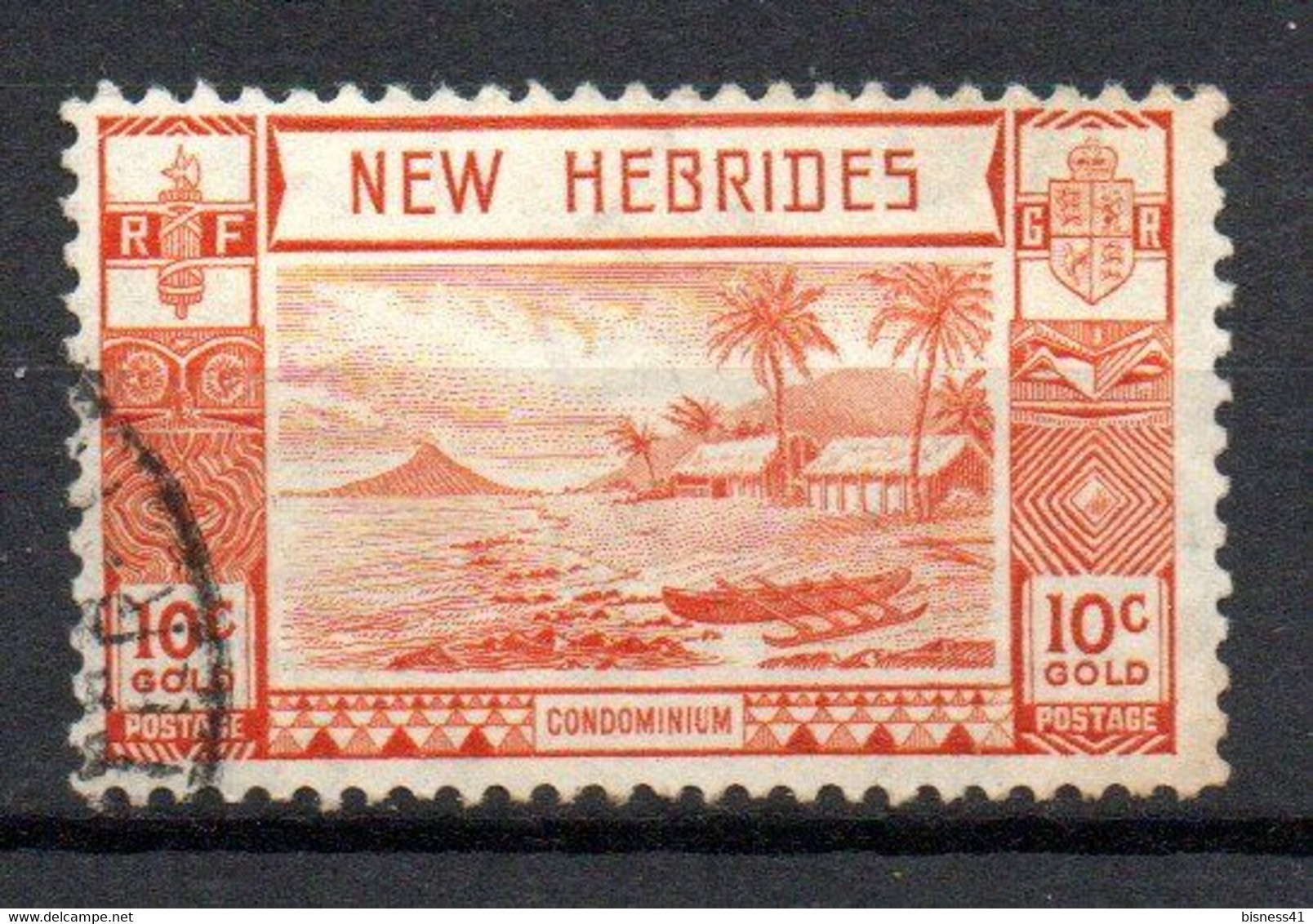 Col24 Colonies Nouvelles Hebrides N° 113 Oblitéré Cote 1,50 € - Usados