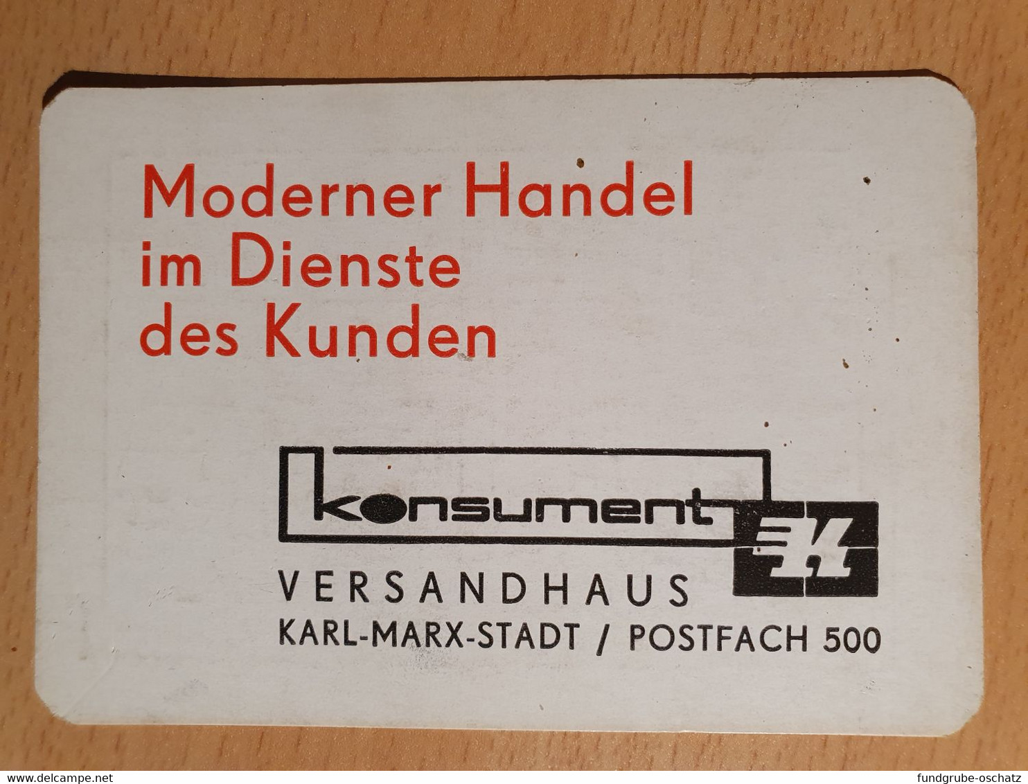 Pocket Calendar Taschenkalender DDR East Germany Konsument 1967 Versandhaus Karl Marx Stadt - Petit Format : 1961-70