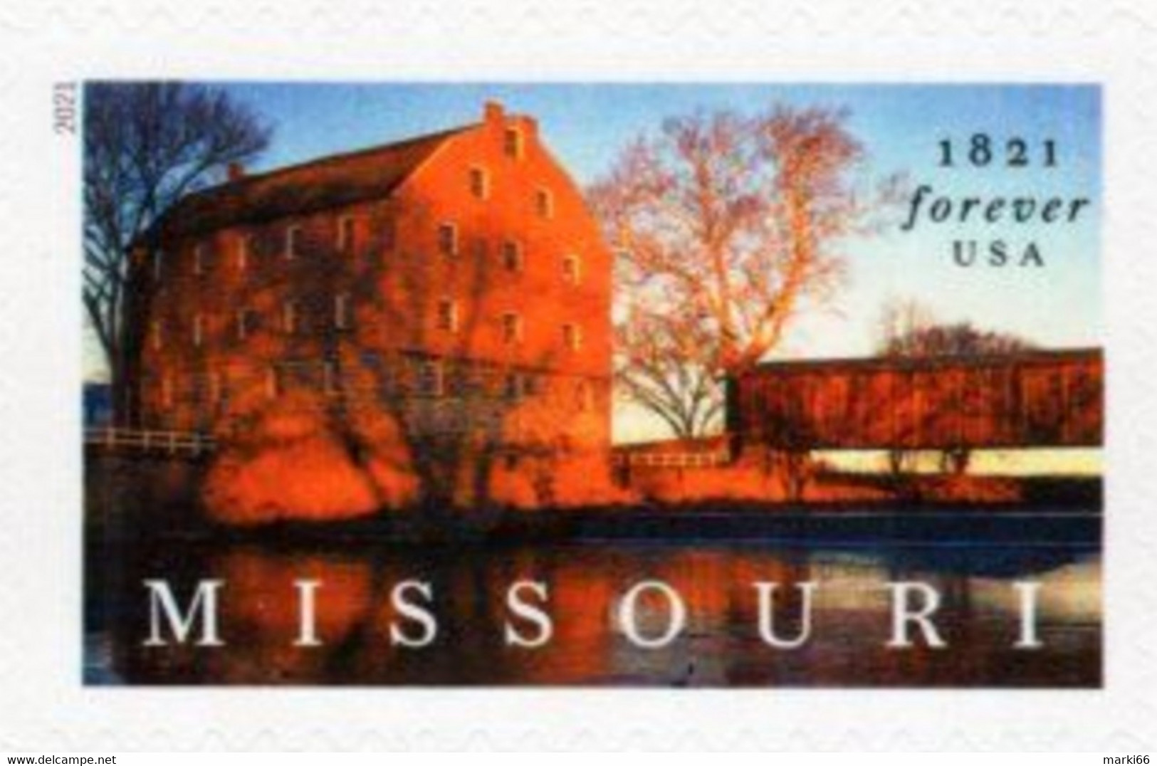 USA - 2021 - Missouri Statehood - Mint Self-adhesive Stamp - Unused Stamps