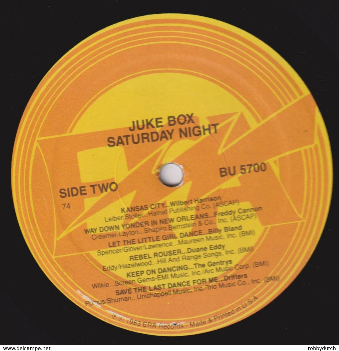 * LP *  JUKEBOX SATURDAY NIGHT - VARIOUS ARTISTS (USA 1983 EX-!!!) - Compilaties