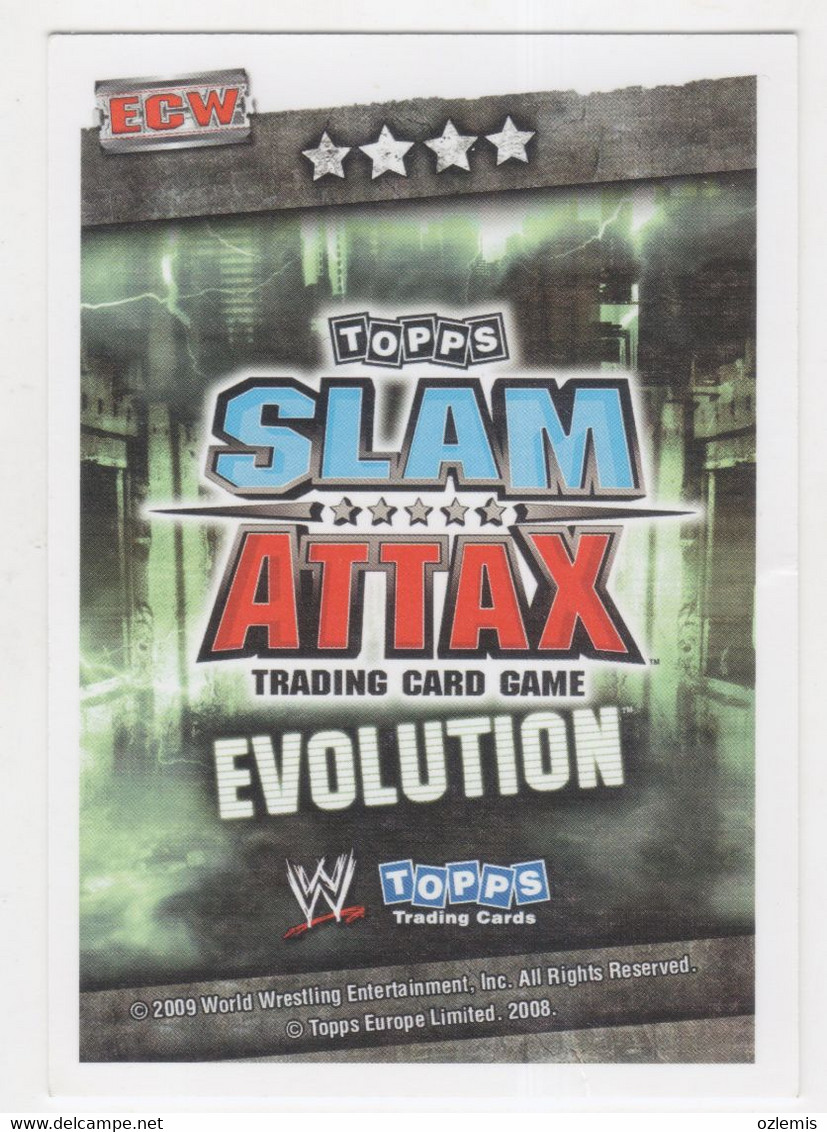 WRESTLING CATCH ,TOPPS SLAM ATTAX EVOLUTION TRADING CARD GAME ,SHELTON BENJAMIN - Trading Cards