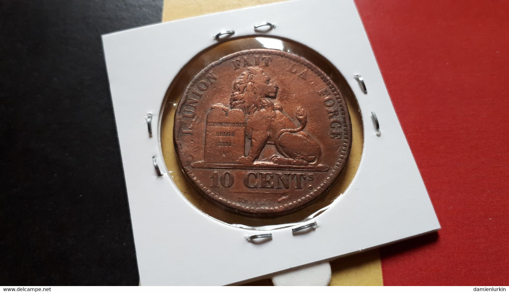 BELGIQUE LEOPOLD IER BELLE 10 CENTIMES 1832 AVEC POINT - 10 Cent