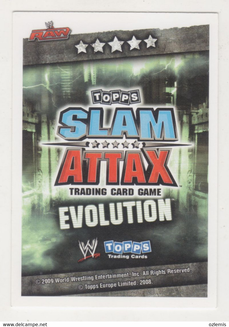 WRESTLING CATCH ,TOPPS SLAM ATTAX EVOLUTION TRADING CARD GAME BIG SHOW - Trading-Karten