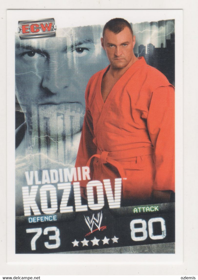 WRESTLING CATCH ,TOPPS SLAM ATTAX EVOLUTION TRADING CARD GAME,VLADIMIR KOZLOV - Trading-Karten