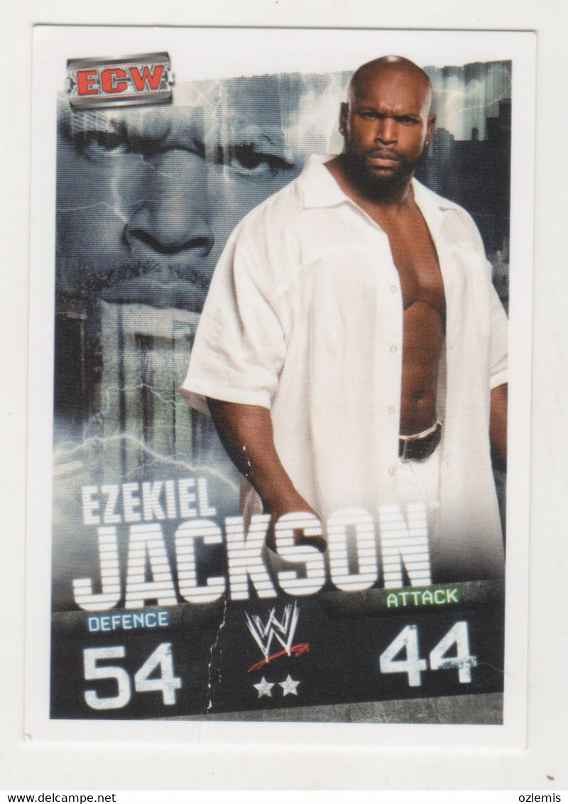 WRESTLING CATCH ,TOPPS SLAM ATTAX EVOLUTION TRADING CARD ,EZEKIEL JACKSON - Trading-Karten