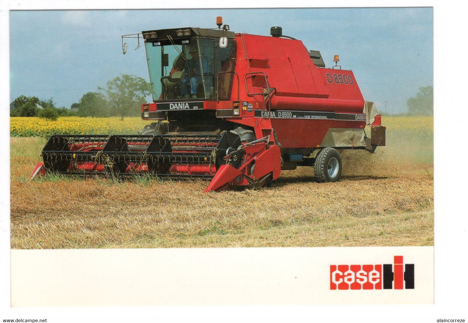 CP Neuve Publicité De La Marque CASE POCLAIN  Moissonneuse Batteuse CASE IH D 8500 - 170 Ch - Traktoren