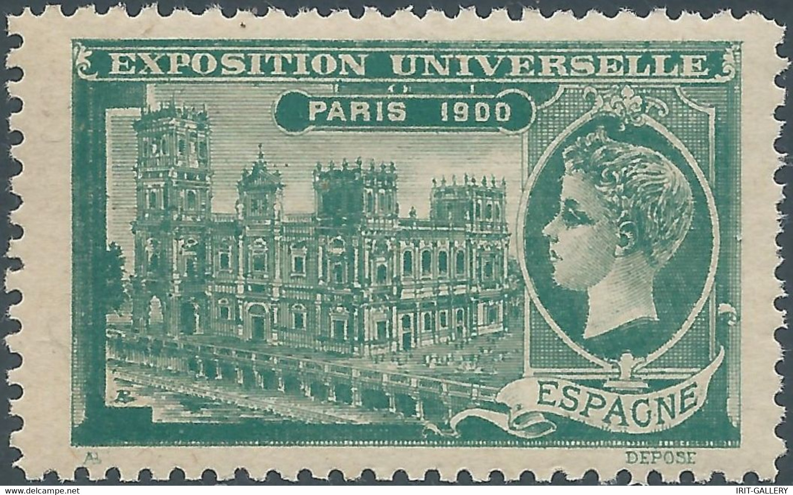 France,Paris 1900 UNIVERSAL EXHIBITION OF Spagne - Spain ,Trace Of Hinged - 1900 – París (Francia)