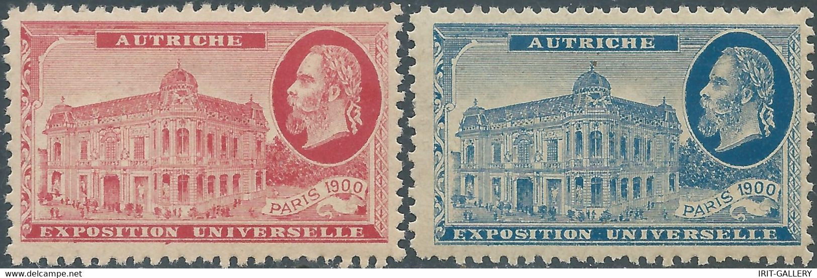 France,Paris 1900 UNIVERSAL EXHIBITION OF Austria - Österreich,Trace Of Hinged - 1900 – Parigi (Francia)