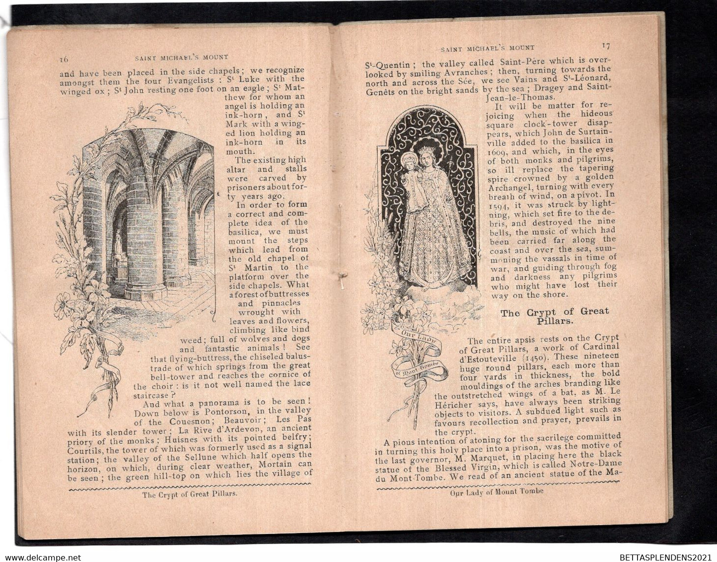 SAINT MICHAEL'S MOUNT - The Wonder Of The West  -(MONT ST MICHEL) - 32 Pages - ABBEVILLE  F. PAILLART  Printer & Publish - Europa