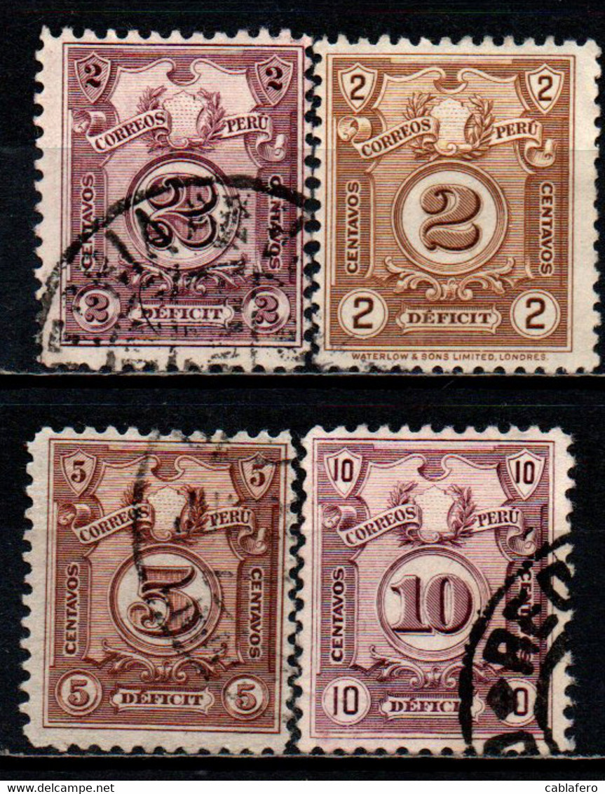 PERU' - 1921 - Cifra - USATI - Peru