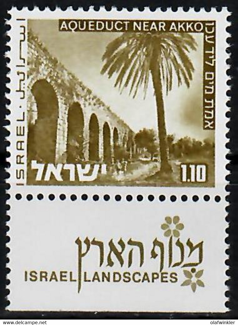 1978 Landscapes Akko Phosphor Variety 1P Short Bale 578-III / Mi 599y MNH / Neuf Sans Charniere / Postfrisch - Non Dentelés, épreuves & Variétés