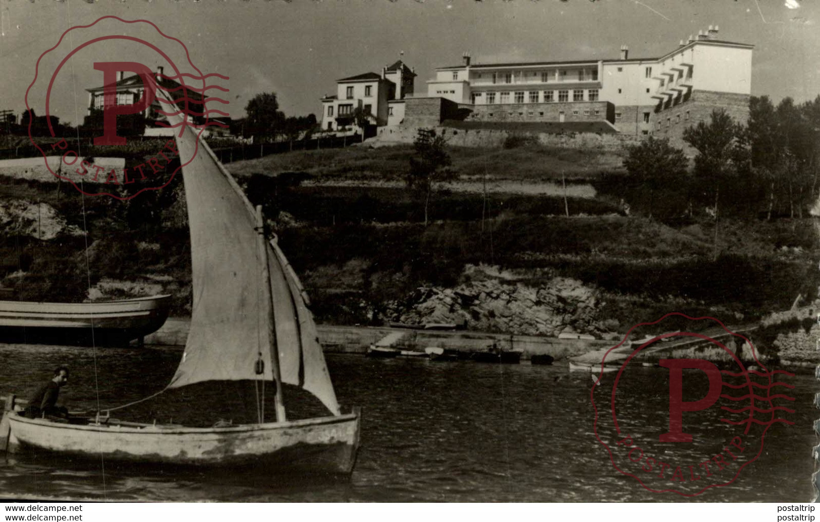 RIBADEO VISTA DEL ALBERQUE DESDE MUELLE DE MIRASOL. - Lugo