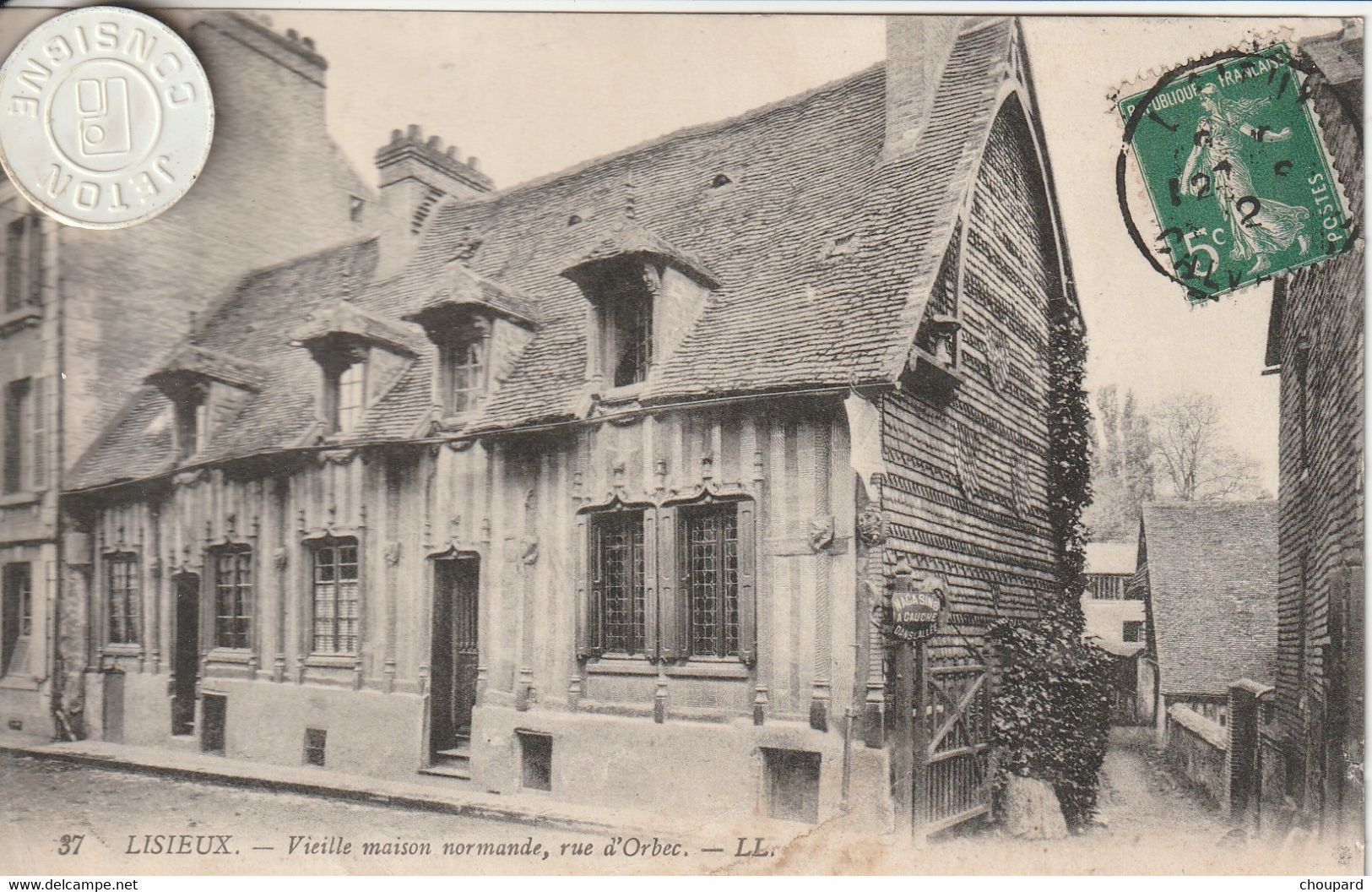 14 - Carte Postale Ancienne De  LISIEUX    Rue D'Orbec - Lisieux