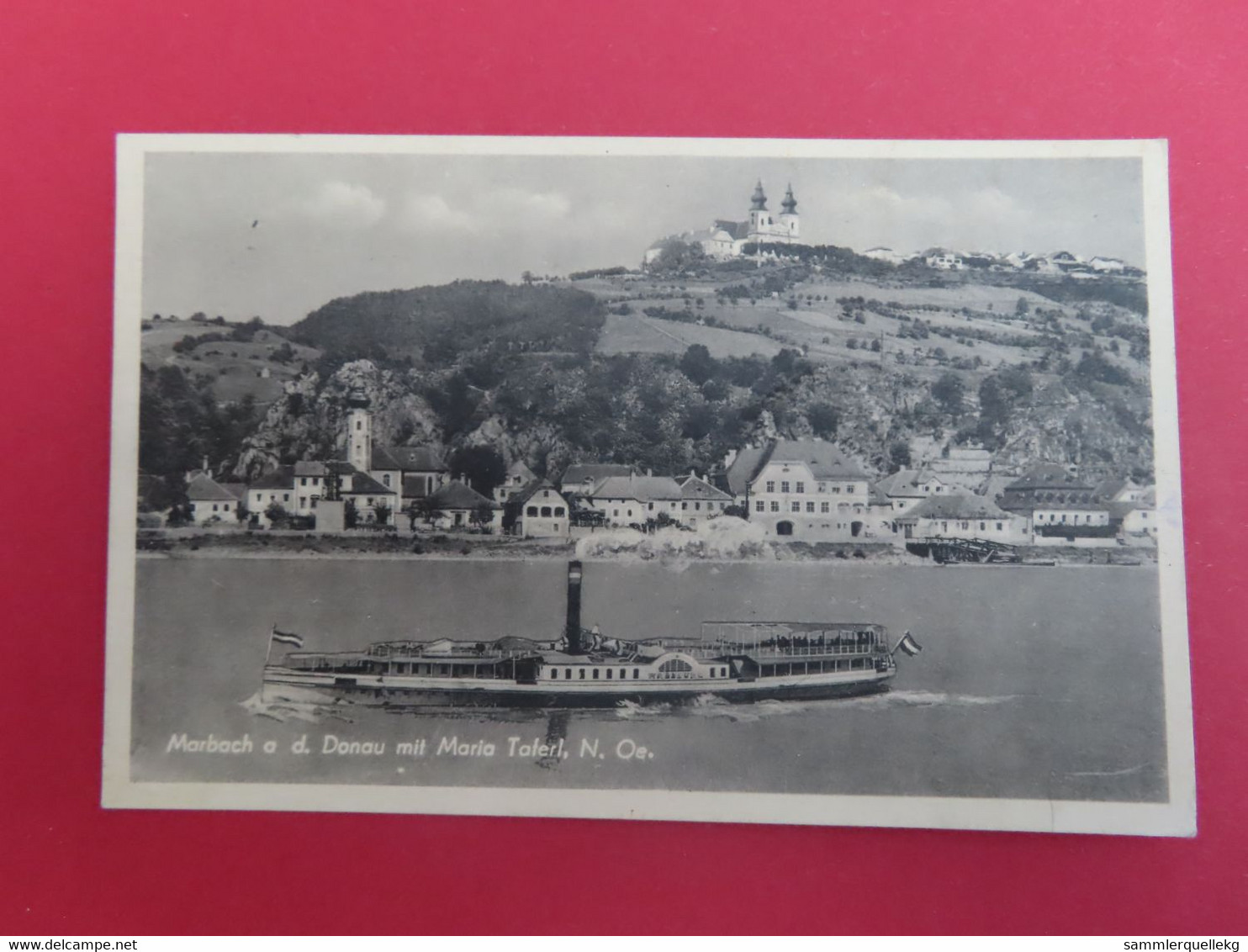 AK: Marbach An Der Donau Mit Maria Taferl, Gelaufen 28. VI. 1948 (Nr. 5128) - Maria Taferl