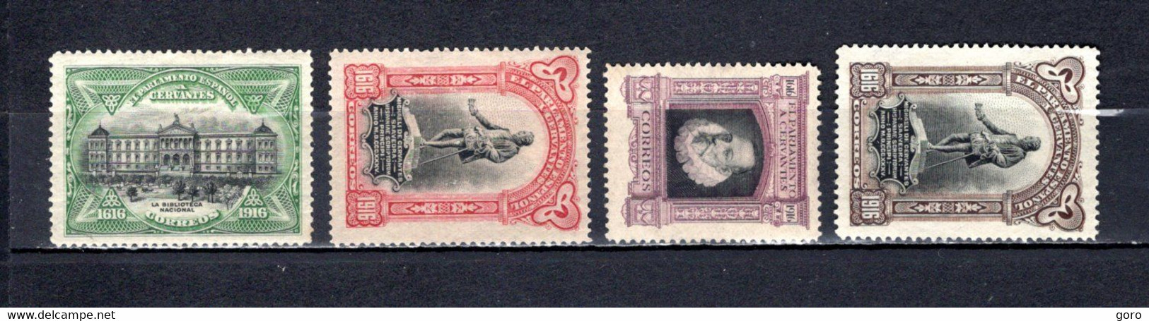 España   1916  .-   Y&T Nº    12-14/15-18   Servicio - Dienstmarken