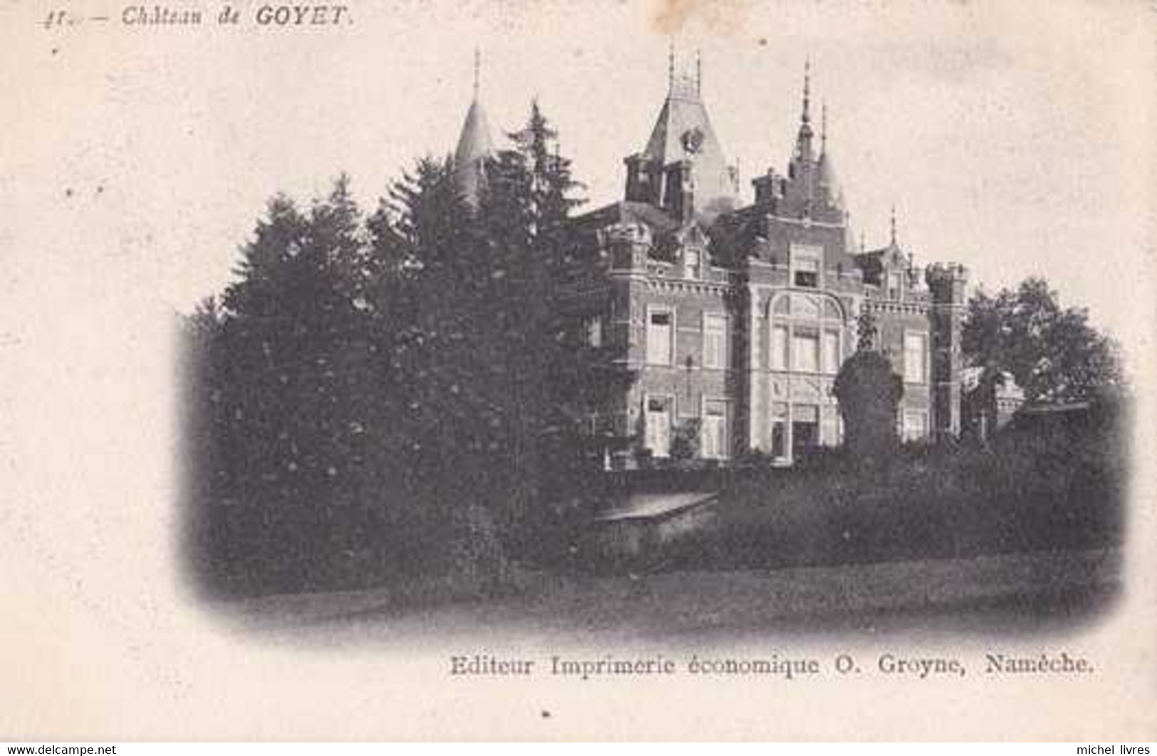 Goyet - Château - Gesves - Circulé En 1907 - TBE - Gesves