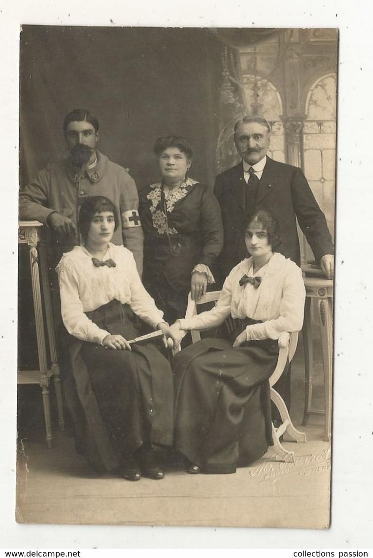 Cp , Carte Photo , Militaria ,militaire ,infirmier , écrite 1915 - Characters
