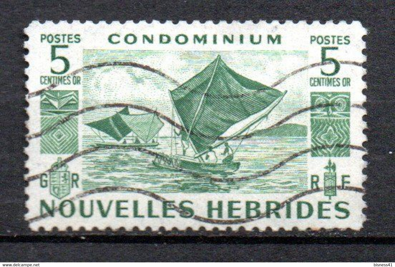 Col24 Colonies Nouvelles Hebrides N° 144 Oblitéré Cote 1,00€ - Oblitérés