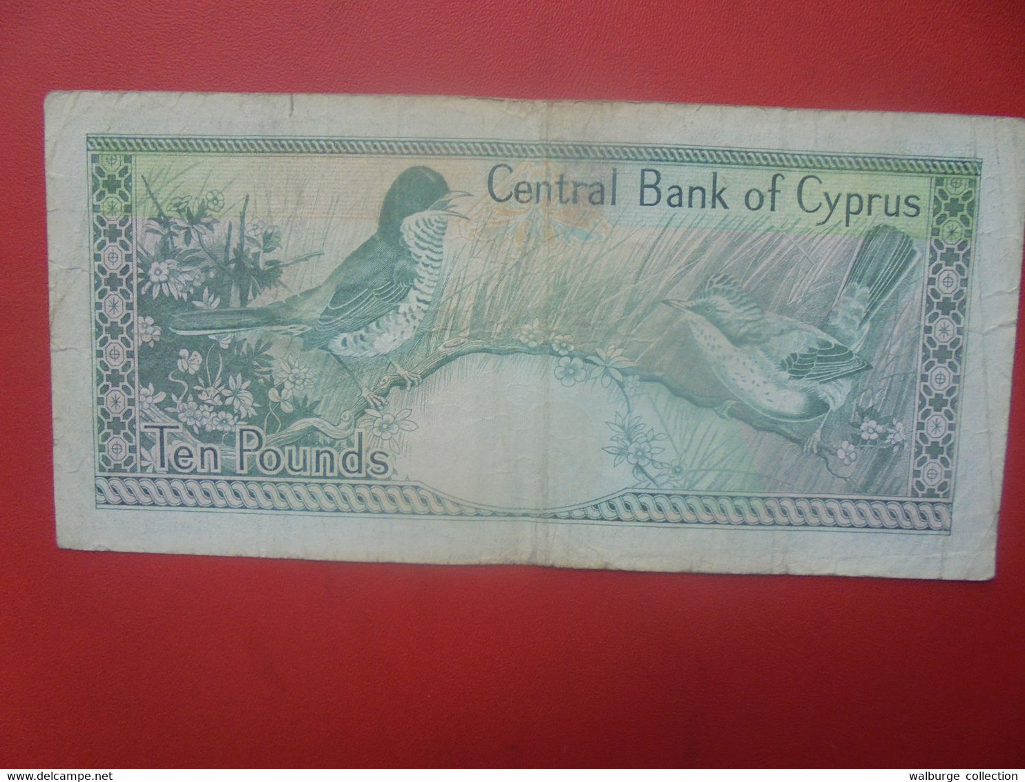 CHYPRE 10 POUNDS 1990 Circuler ASSEZ RARE ! (B.26) - Cyprus