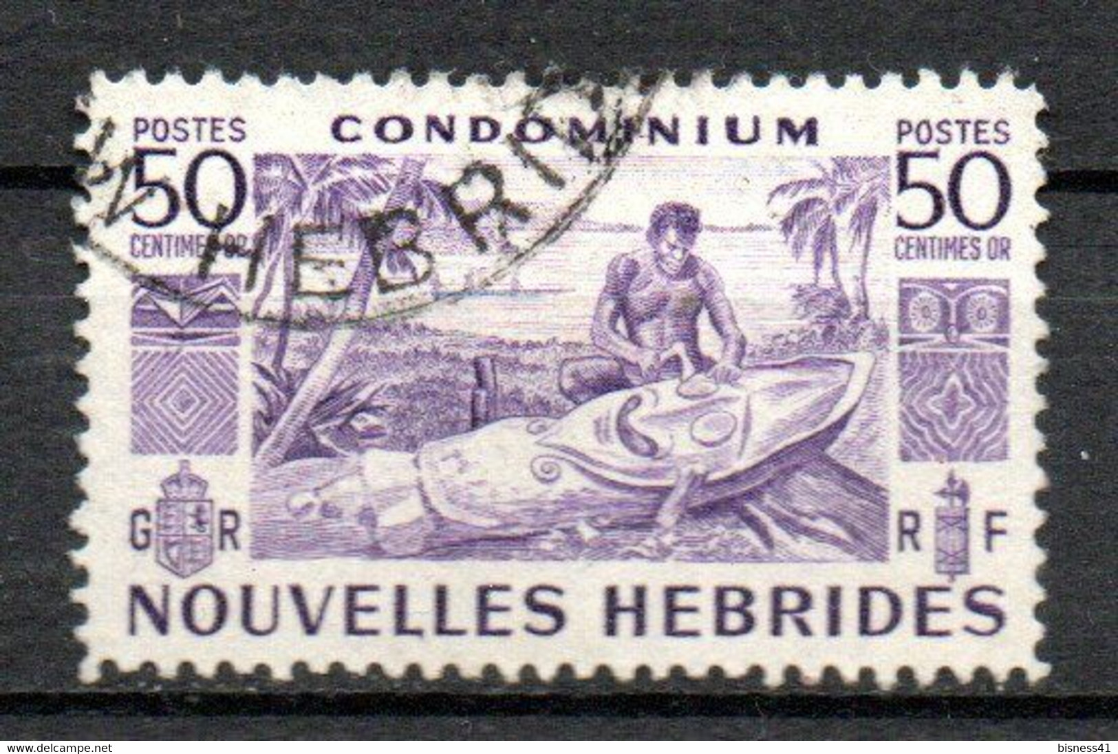 Col24 Colonies Nouvelles Hebrides N° 151 Oblitéré Cote 4,00€ - Used Stamps