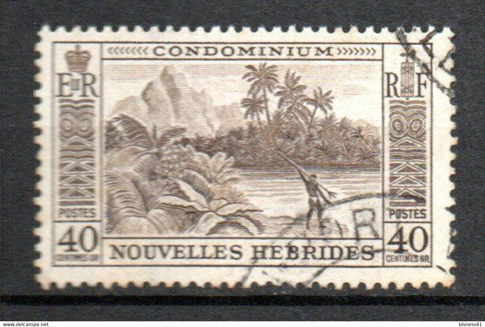 Col24 Colonies Nouvelles Hebrides N° 181 Oblitéré Cote 2,25€ - Used Stamps