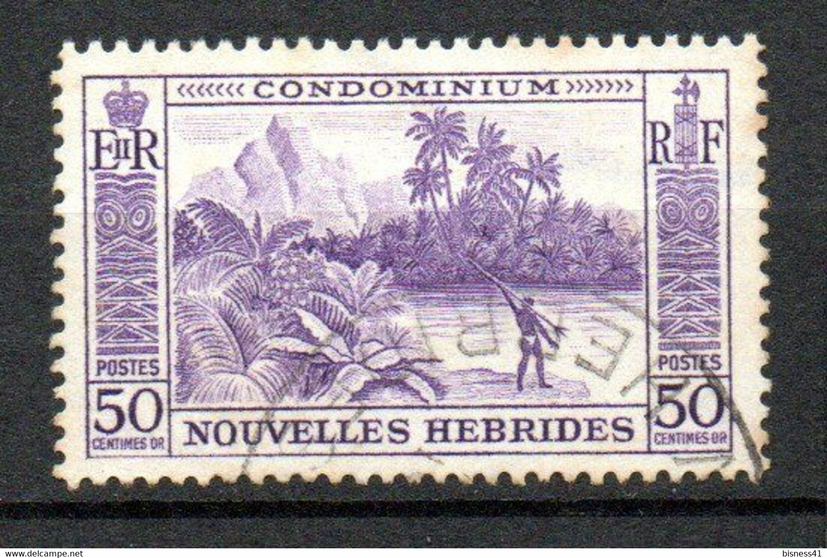Col24 Colonies Nouvelles Hebrides N° 182 Oblitéré Cote 3,25€ - Used Stamps