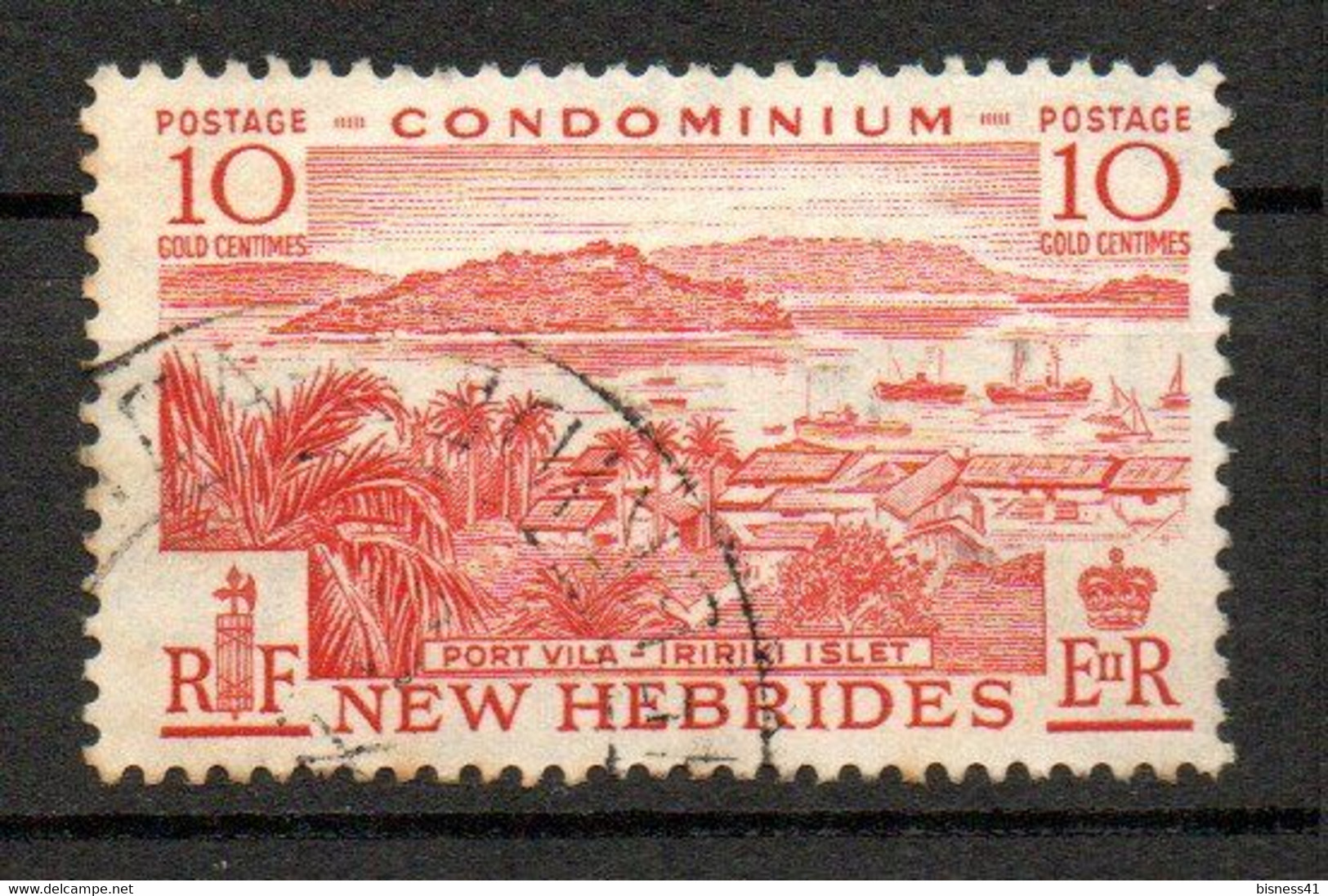 Col24 Colonies Nouvelles Hebrides N° 187 Oblitéré Cote 0,75€ - Usados