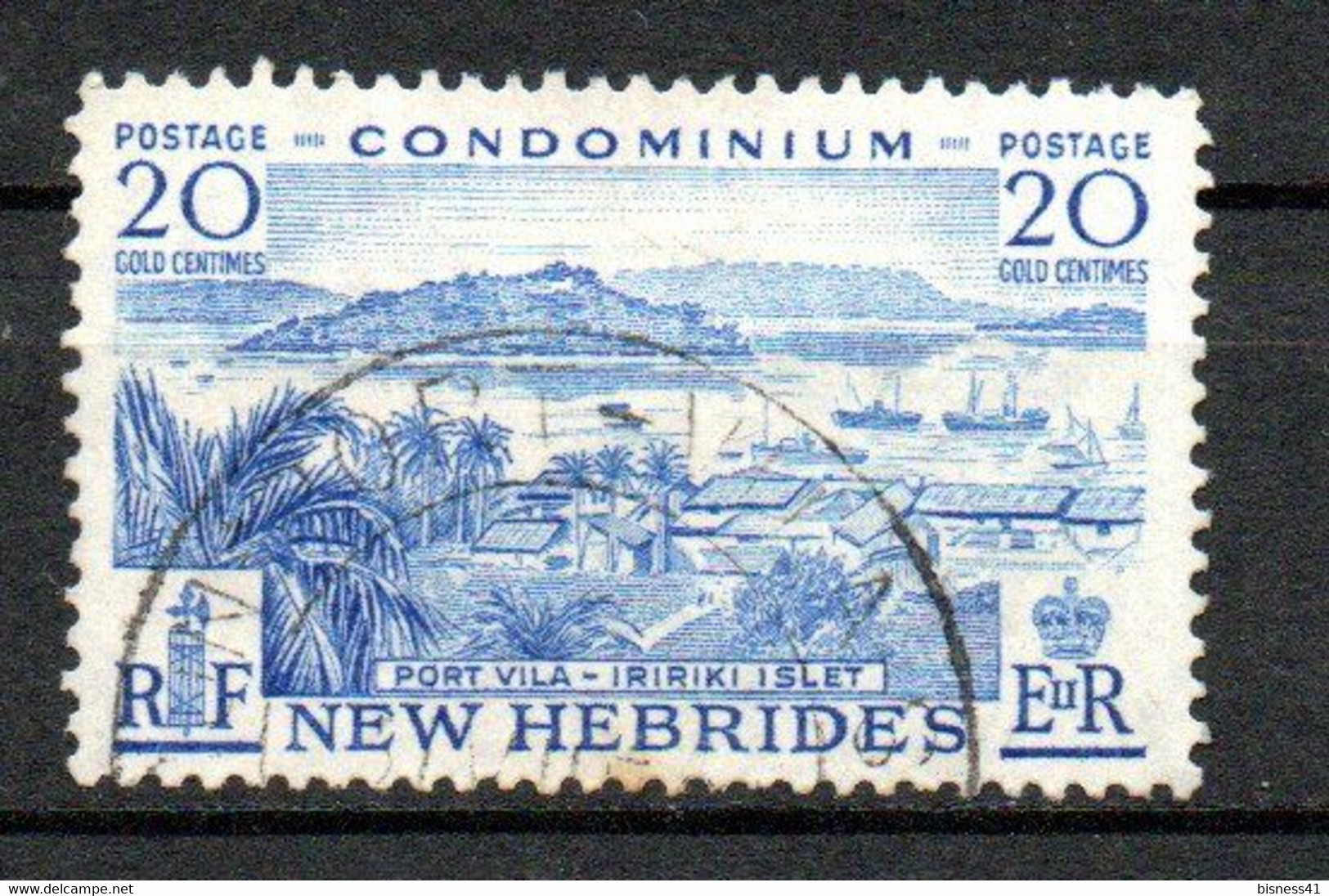 Col24 Colonies Nouvelles Hebrides N° 189 Oblitéré Cote 1,50€ - Gebruikt